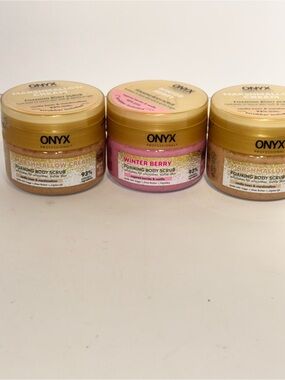 Onyx Winter Berry Foaming Body Scrub Bundle Discontinued scents-Brand New